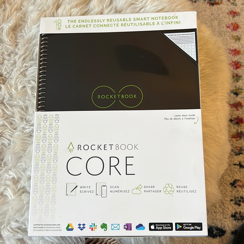 New Rocketbook Core Reusable Smart Notebook